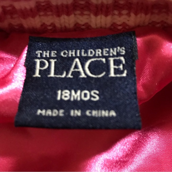 The Children’s Place pink fun fur vest (18 months) - Picture 4 of 6